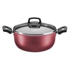 Imagem de Caçarola Antiaderente Cereja Tampa Vidro Nº 22 Mta