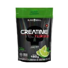 Imagem de Creatina Turbo Sachê com 150g - Black Skull-Unissex