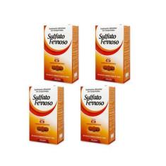 Imagem de Kit 4 Suplemento Alimentar Sulfato Ferroso 60Cpr Arte Nativa