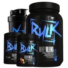 Imagem de Kit Whey Protein Isolado + Creatina Monohidratada Turbo Black 300g + Pré Treino 300g + Shaker-Unissex