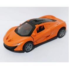 Imagem de Carrinho  Miniatura Mclaren Abre Porta Fricção Metal Escala 1:32(Laran