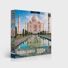 Imagem de Quebra Cabeça 500 Peças Taj Mahal Maravilhas Do Mundo Moderno Toyster