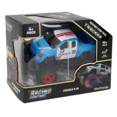 Imagem de Carrinho de Controle Remoto Racing Control Tracker Azul Multikids - BR1728