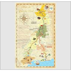 Imagem de Quebra cabeça Mapa da Estrada Real - 98 x 60cm - 1014 peças
