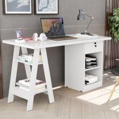 Imagem de Mesa De Computador Pote Branco