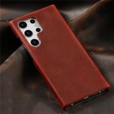 Imagem de Capa de telefone de couro pull-up para samsung galaxy s24 s23 ultra s24 plus s23ultra s24ultra s22ultra capa traseira, vermelho, para galaxy s22 ultra