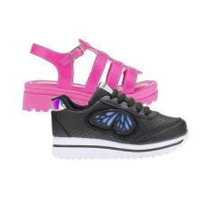 Imagem de Tênis Infantil Menina Escolar Casual - KIT 2 PARES Tam 28 ao 34-Feminino