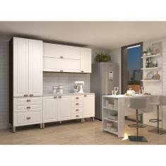 Imagem de Armário De Cozinha Completa 5 Peças Com Tampo E Bancada Com Painel Saf