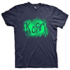 Imagem de Camiseta Korn Marinho e Verde em Silk 100% Algodão
