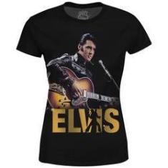 Imagem de Camiseta Baby Look Feminina Elvis Presley Md03