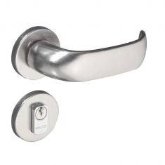 Imagem de Fechadura Externa 40Mm Com Roseta Zm 500-80E Contemporânea Pado