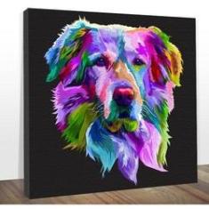 Imagem de Quadro Decorativo Canvas Golden Colorido Midiapoparte 40x40