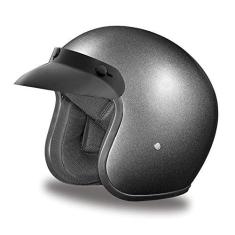 Imagem de Capacete de motocicleta Daytona – Arma de metal cinza metálico 100% aprovado pelo DOT