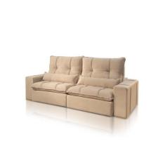 Imagem de Sofá Retrátil Reclinável Riviera Veludo - 2.50 Metros - Design Estofad