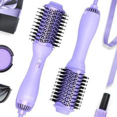 Imagem de Escova para secador de cabelo LANDOT One-Step Secador Styler Purple