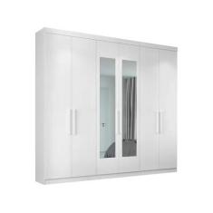 Imagem de Guarda roupa herval ph 1707 - cor branco - com espelho