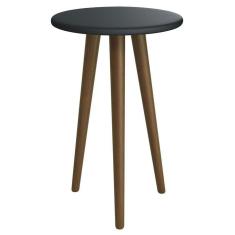 Imagem de Mesa de Canto Theo Grafite Amadeirado - Reller