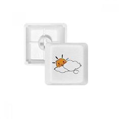 Imagem de Kit de atualização para jogos com teclado mecânico PBT para ilustração de sol em nuvem