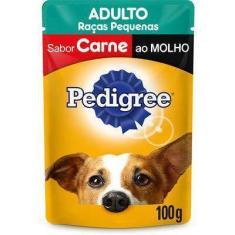 Imagem de Sachê Pedigree Carne Ao Molho Cães Adultos De Raças Pequenas