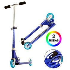 Imagem de Patinete De Criança De Duas Rodas Ajuste De Altura Azul - Dm Radical