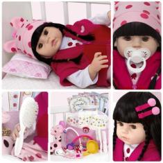 Imagem de Bebê Reborn Boneca Baby Alive 52cm Silicone Menina Girafinha - Cegonha