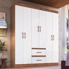 Imagem de Guarda Roupa Casal 6 Portas 2 Gavetas Texas Doripel