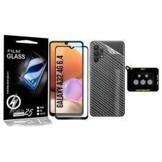 Imagem de Kit Completo Película Carbono, 3D E Câmera Para Galaxy A32 4G A325 - C