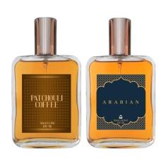 Imagem de Kit Perfume Masculino - Patchouli Coffee + Arabian 100ml - Essência Do