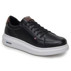 Imagem de Tenis Sapatenis Casual Social Masculino Sapato 100% Couro Legitimo Parra Boots-Masculino