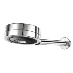 Imagem de Chuveiro Tecnoshower Redondo Articulável Sistema Auto Limpante Parede Temperatura Água 70°C Econômico Docol