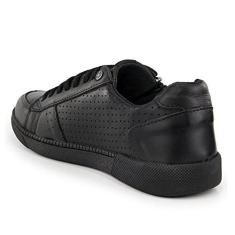 Imagem de Tênis masculinos calce facil couro 3121001 BBR2 pto Cor:Preto;Tamanho:41;Genero:Masculino