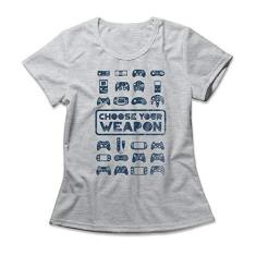 Imagem de Camiseta Feminina Choose Your Weapon