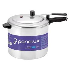 Imagem de Panela De Pressão Panelux Polida 10 Litros Alumínio Polido Classic Inmetro Ref 1074