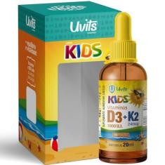 Imagem de Vitamina Kids D3 E K2 Em Gotas 600 Doses 20ml - Uvits Sabor Sem Sabor