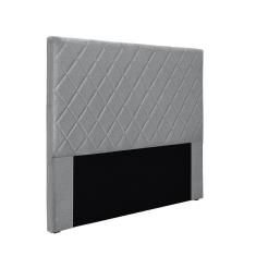 Imagem de Cabeceira Cama Box Solteiro 90 cm Dubai Linho Cinza S04 - D`Rossi