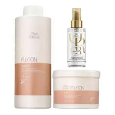 Imagem de Kit Wella Fusion & Oil Reflections Light Super (3 Produtos)