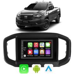 Imagem de Kit Multimidia Android 7 Pol Strada 2021 a 2024 Carplay + Câmera de Ré