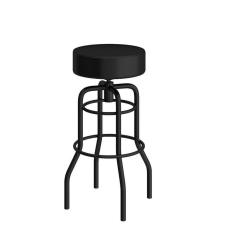 Imagem de Banqueta de Aço Giratória Paris Compoarte Preto