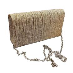 Imagem de Bolsa Feminina Festa Casual Casamentos Madrinhas Bolsinha Carteira Glitter Com Corrente-Unissex