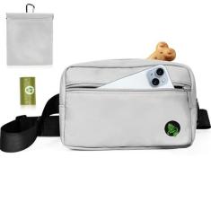 Imagem de Bolsa de guloseimas para cães para treinamento de animais de estimação, pochete com mosquetão, dispensador de saco de cocô embutido e suporte de bolsa de cocô de reutilização para cães, cinto para