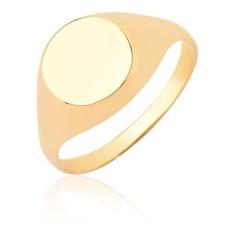 Imagem de Anel De Ouro Largo Feminino 18k Puro A507 - Maehler Joias