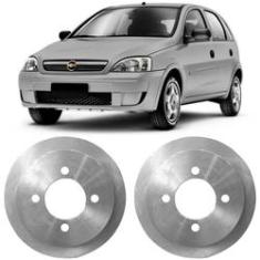 Imagem de Par Disco Freio Corsa Hatch 2002 A 2012 Dianteiro Sólido Fremax