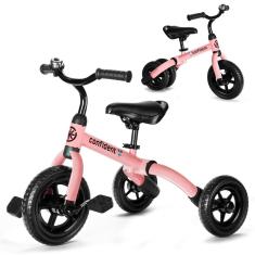 Imagem de Triciclo xpiy para crianças de 2 a 4 anos com pedal removível rosa
