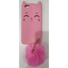 Imagem de Capa Capinha Iphone 7 Iphone 8 Cathinha Com Pompom Cores - Sem