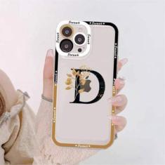 Imagem de Capa de telefone com letra inicial AZ para iPhone 11 12 13 Mini Pro Max 14 Pro Max, A1, para iPhone11 Pro Max