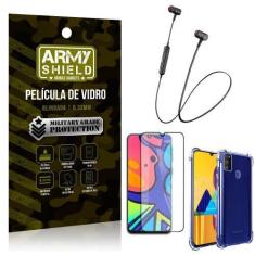 Imagem de Fone Bluetooth HS-615 Samsung M21s + Capinha Anti Impacto + Película 3