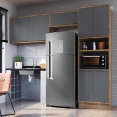 Imagem de Cozinha Modulada 3 Peças 7 Portas 1 Nicho para Forno Viena Edez