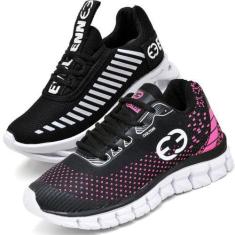 Imagem de Tênis Infantil Feminino Esportivo Modelos Diferentes - Kit 2 Pares Pre