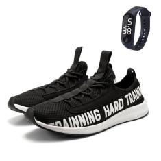 Imagem de Tênis Masculino Para Academia Caminhada Sola Reta Com Relógio-Masculino