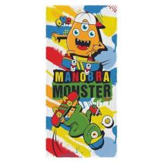 Imagem de Toalha De Banho Infantil Felpuda Estampada 60Cm X 1,10M Mano - Lepper